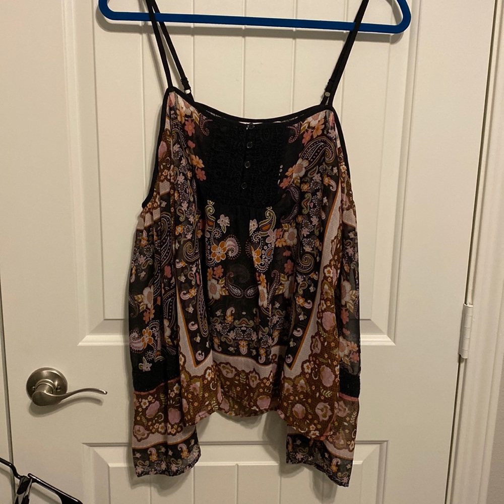 American Rag Cold Shoulder Blouse XL